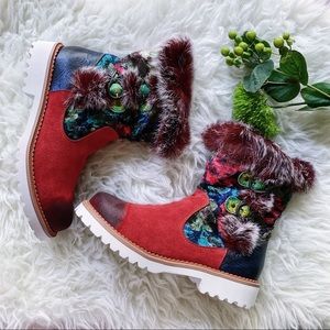 NWT 🌺Bohemia Leather Booties (Size 9)